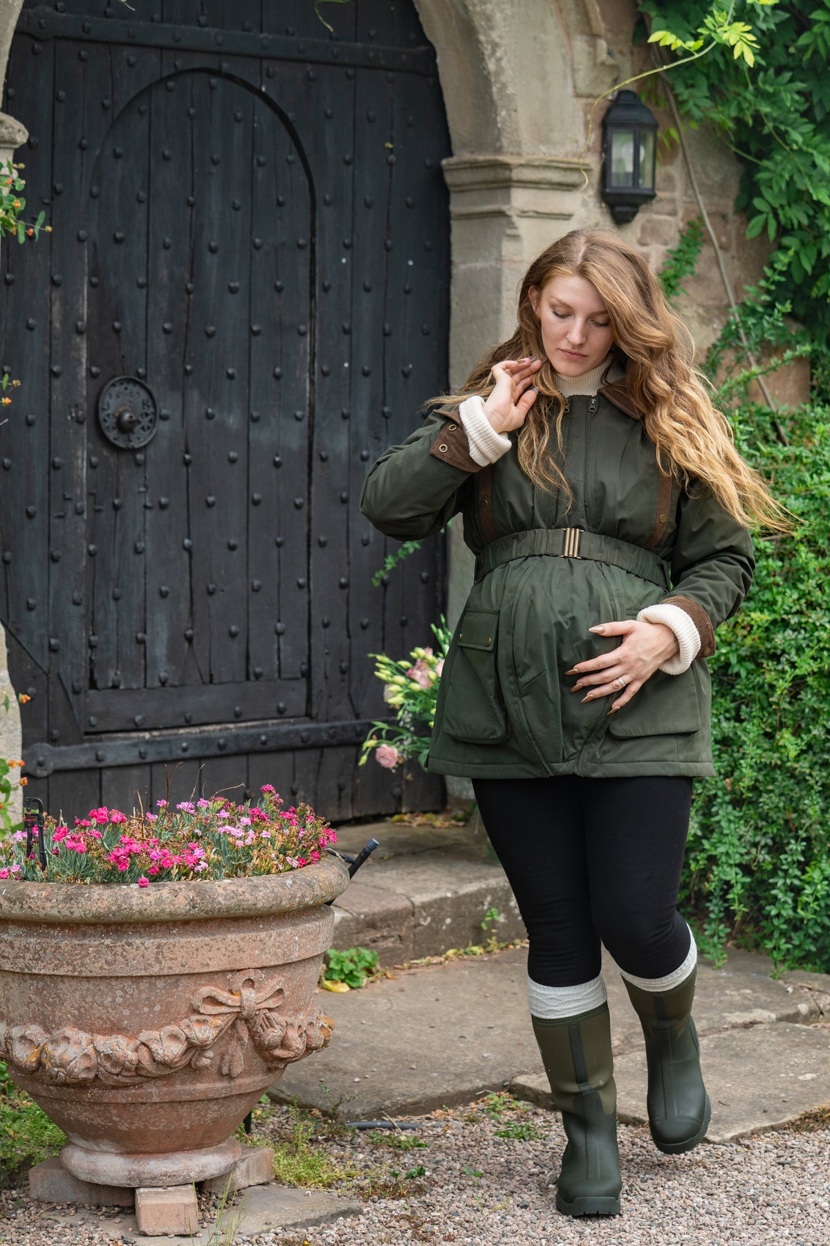 The Broom & Country Maternity Coat with Removable Insert